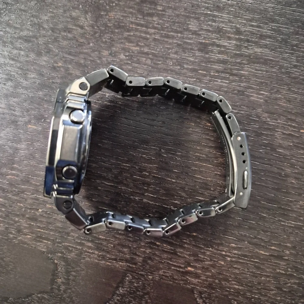 Casio G-Shock 2100 Series Black Stainless Steel Watch GMB2100BD-1A